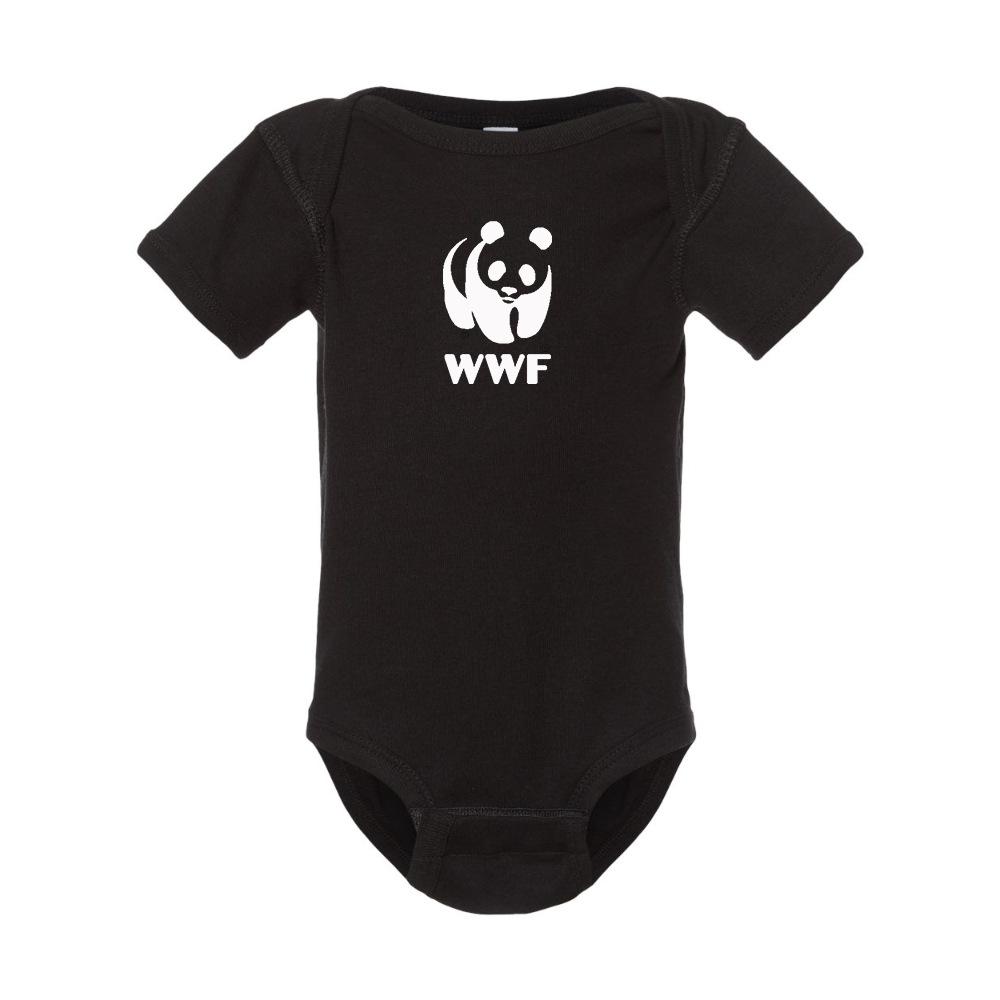WWF  Rabbit Skins Infant Baby Rib Bodysuit
