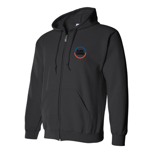 Men's   Eurotunnel   Logo Zipper Hoodie