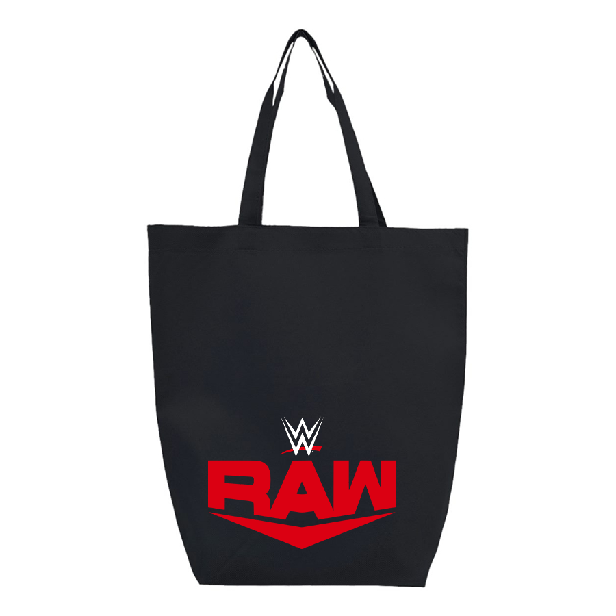 WWE Raw Q-Tees Non-Woven Gusset Bottom Tote