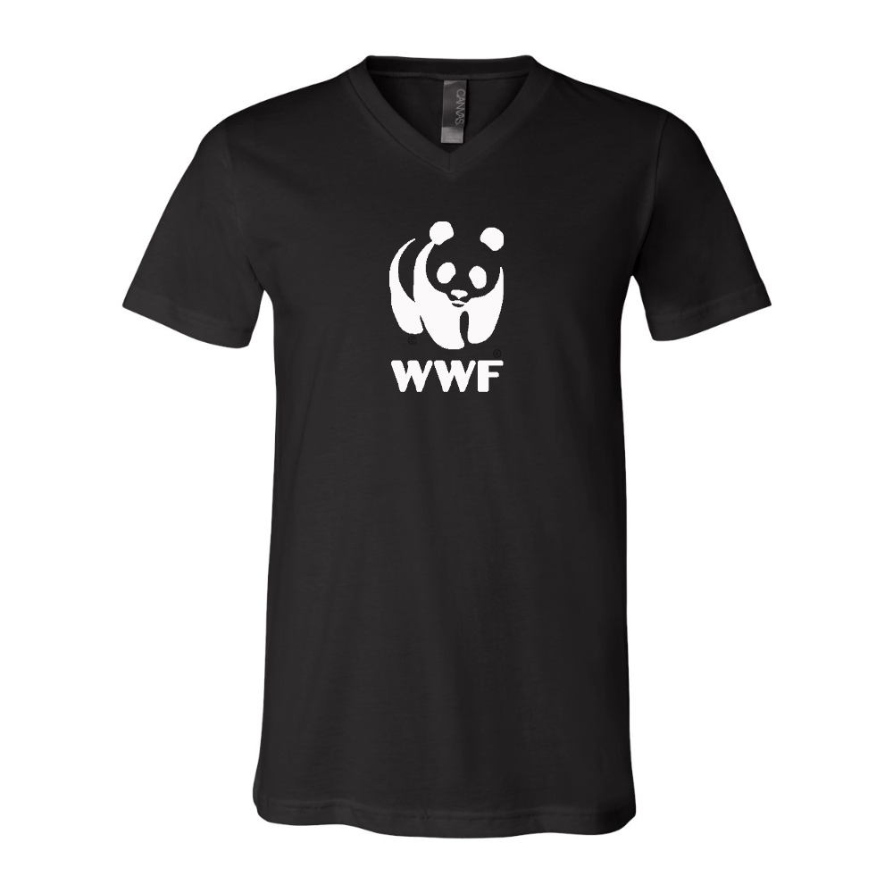 WWF BELLA  CANVAS - Jersey V-Neck T-Shirt