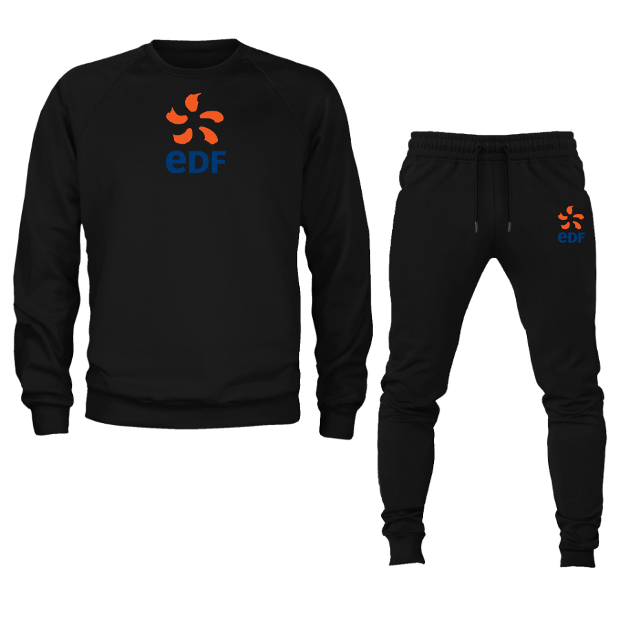 Men's Edf Crewneck Sweatshirt Joggers Suit