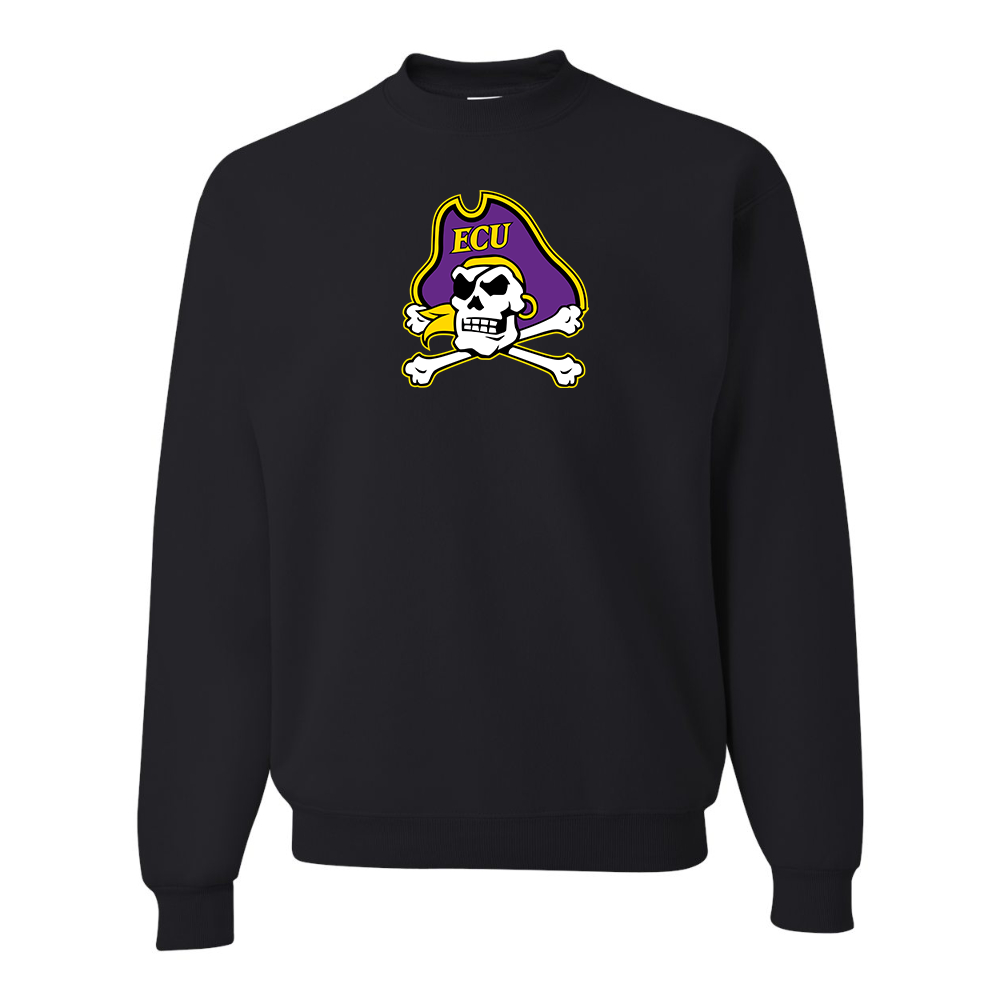 Men's  East Carolina Pirates JERZEES NuBlend Crewneck Sweatshirt