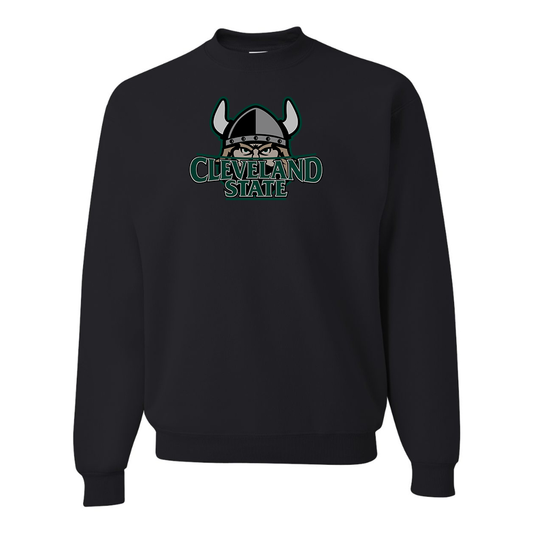 Men's Cleveland State Vikings JERZEES NuBlend Crewneck Sweatshirt
