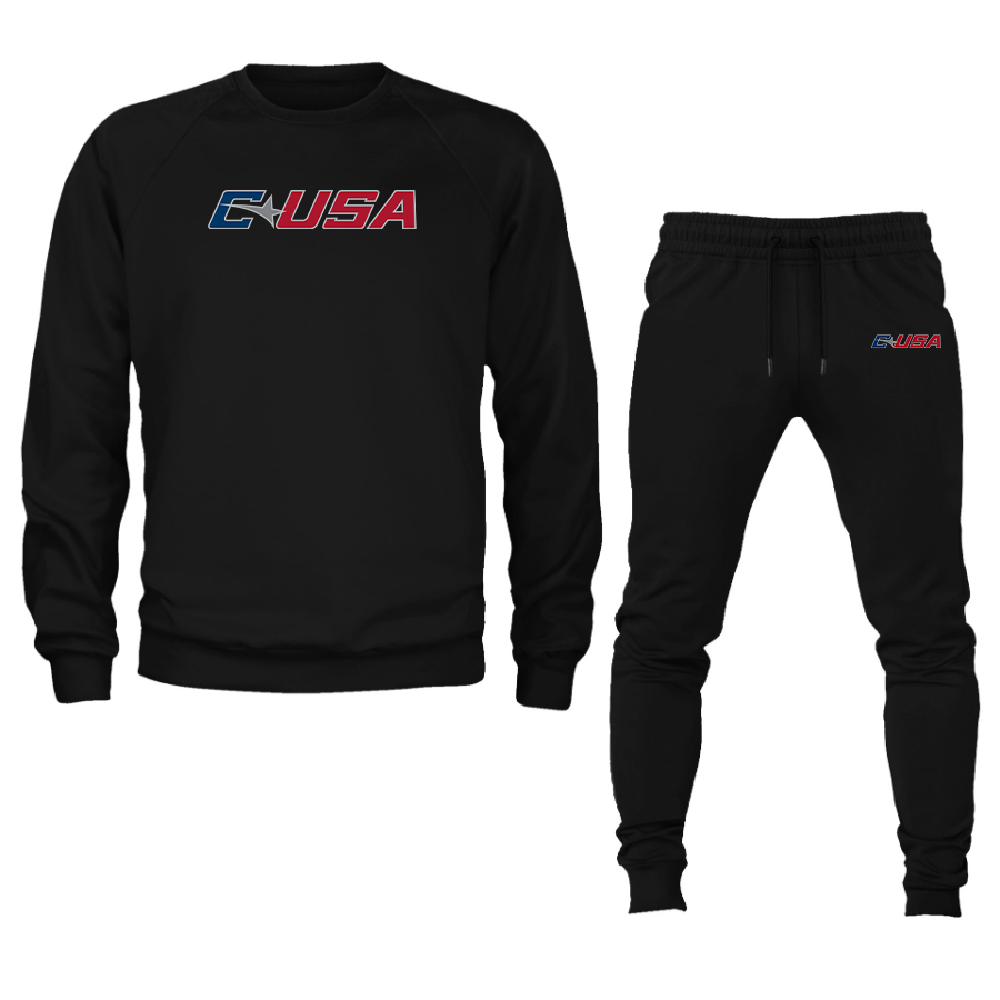 Men's   Conference USAl Crewneck Sweatshirt Joggers Suit