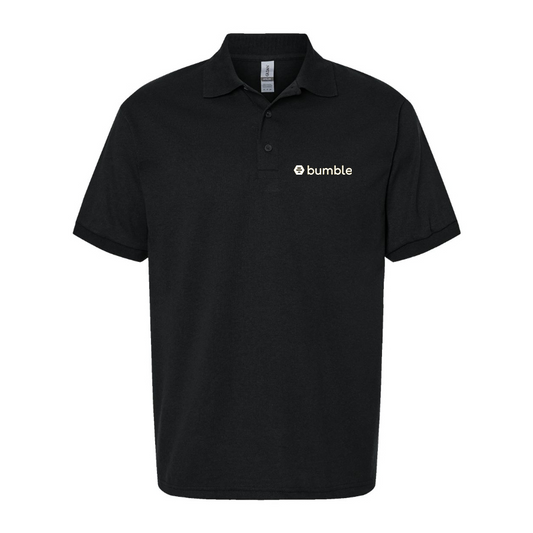 Men's Bumble Logo   Dry Blend Polo