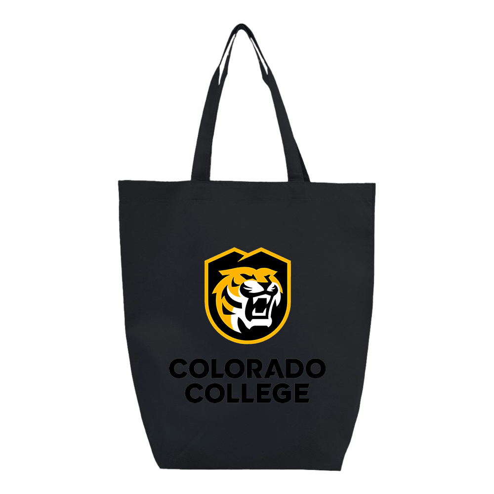 Colorado College Tigers Q-Tees Non-Woven Gusset Bottom Tote