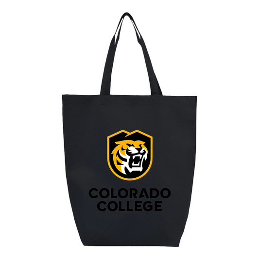 Colorado College Tigers Q-Tees Non-Woven Gusset Bottom Tote