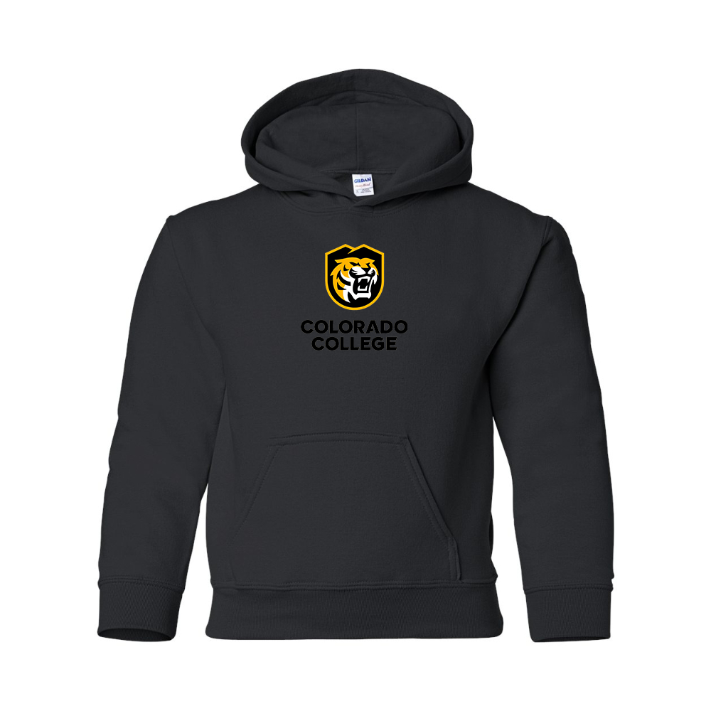 Youth  Colorado College Tigers  Gildan Heavy Blend  Hooded Sweatshirt