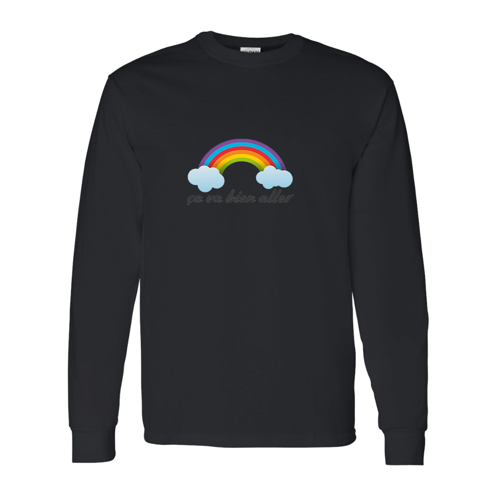 Men's Ça va bien aller Gildan Heavy Cotton Long Sleeve T-Shirt