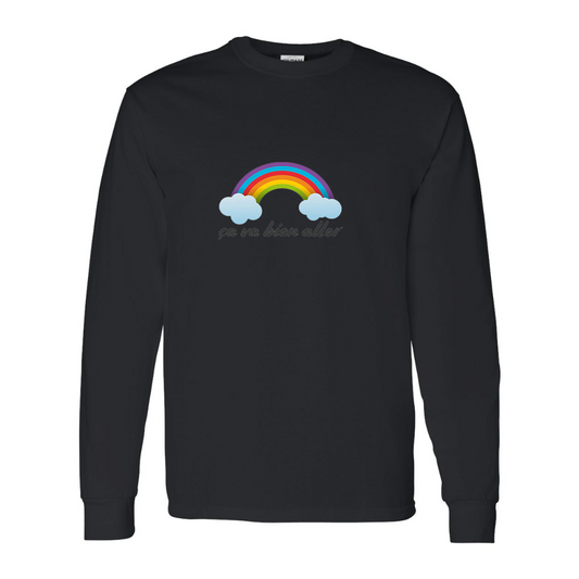 Men's Ça va bien aller Gildan Heavy Cotton Long Sleeve T-Shirt