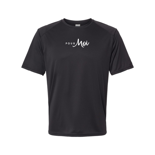 Men's   Pour Moi Logo  Performance T-Shirt