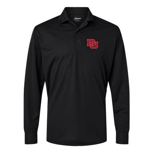 Men's Denver Pioneers  Paragon Prescott Long Sleeve Polo