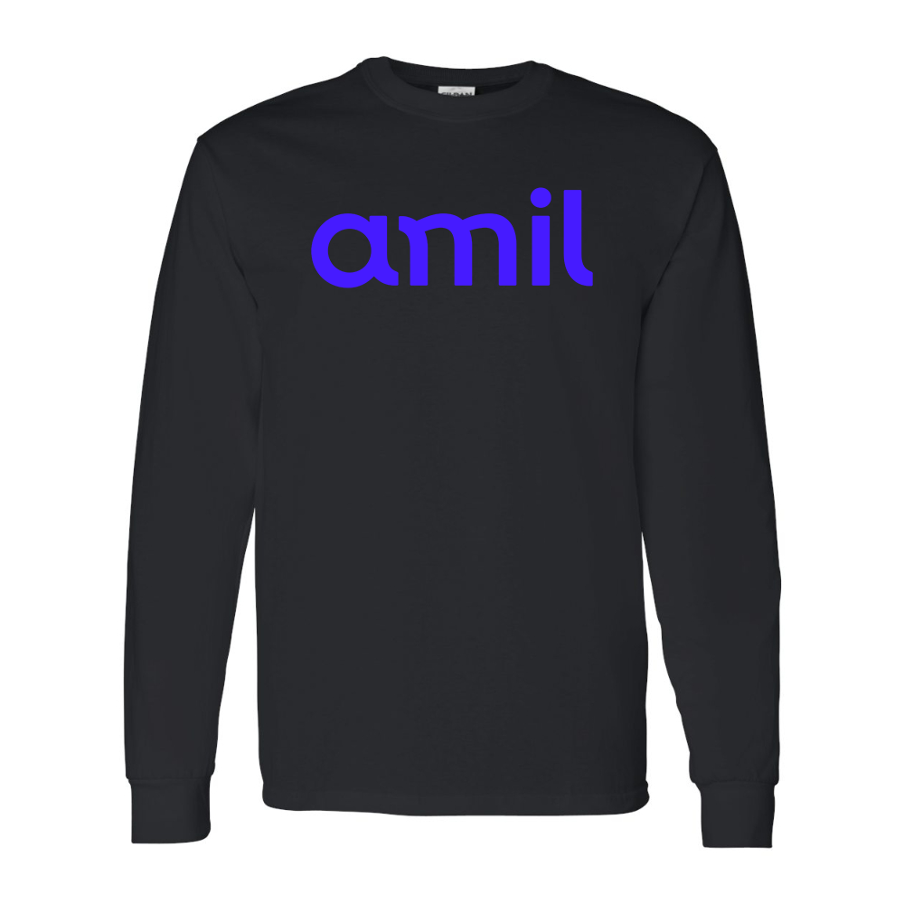 Men's Amil Gildan Heavy Cotton Long Sleeve T-Shirt