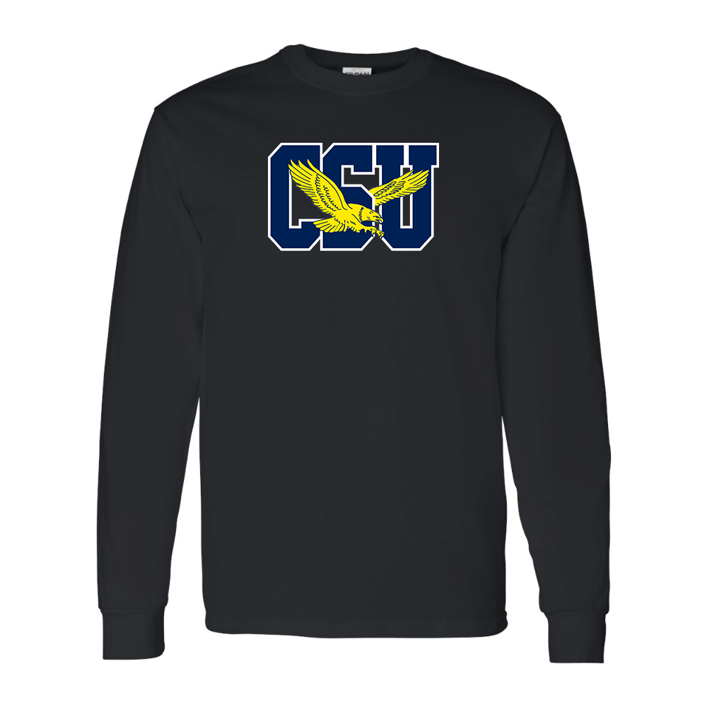 Men's Coppin State Eagles Gildan Heavy Cotton Long Sleeve T-Shirt