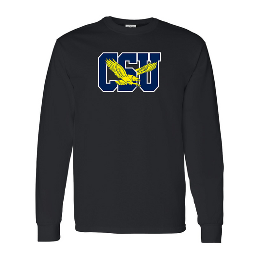 Men's Coppin State Eagles Gildan Heavy Cotton Long Sleeve T-Shirt