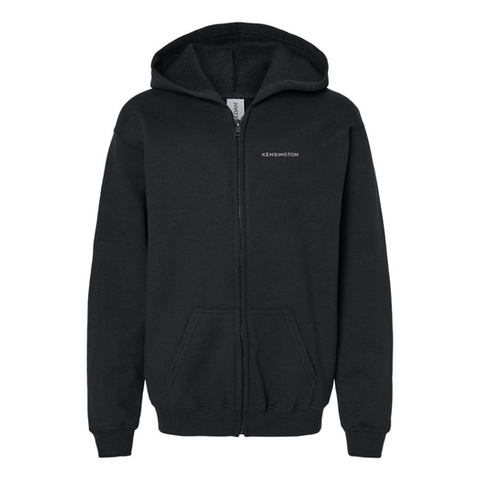 Youth Kensington Gildan Heavy Blend Full Zip Hooded Sweatshirt