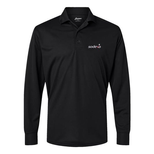 Men's Sodexo Paragon Prescott Long Sleeve Polo