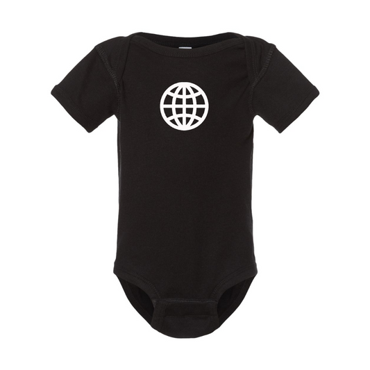 Internet Globe Rabbit Skins Infant Baby Rib Bodysuit