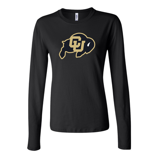 BELLA CANVAS  Colorado Buffaloes Jersey Long Sleeve Tee
