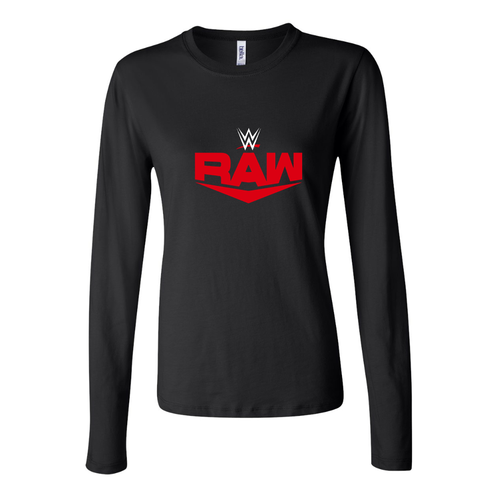 BELLA CANVAS WWE Raw Jersey Long Sleeve Tee