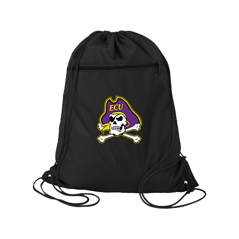 East Carolina Pirates  Q-Tees - Polyester Cinchpack