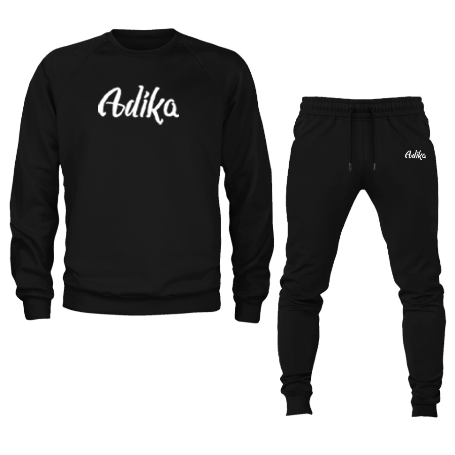 Men's Adika  Crewneck Sweatshirt Joggers Suit