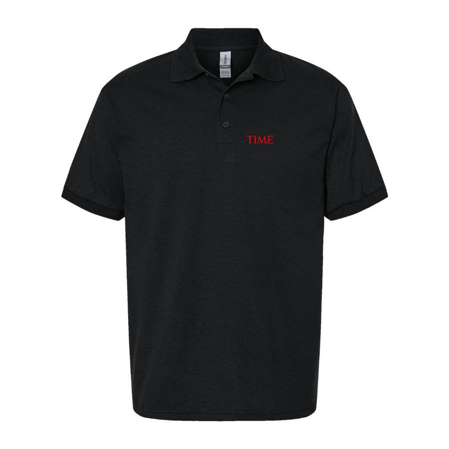 Men's Time Logo Dry Blend Polo