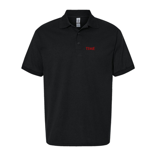 Men's Time Logo Dry Blend Polo