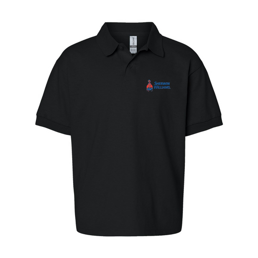 Youth Sherwin Williams Gildan Dry Blend Jersey Polo