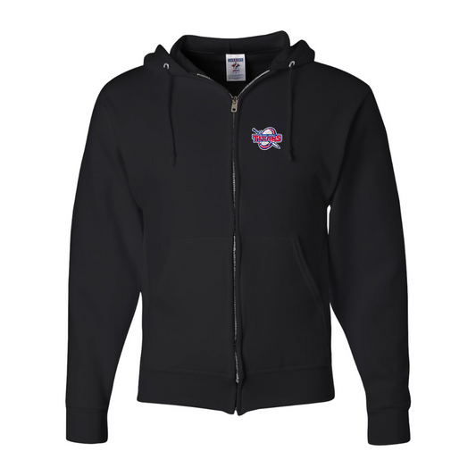 Men's  Detroit Titans  JERZEES NuBlend Full-Zip Hooded Sweatshirt