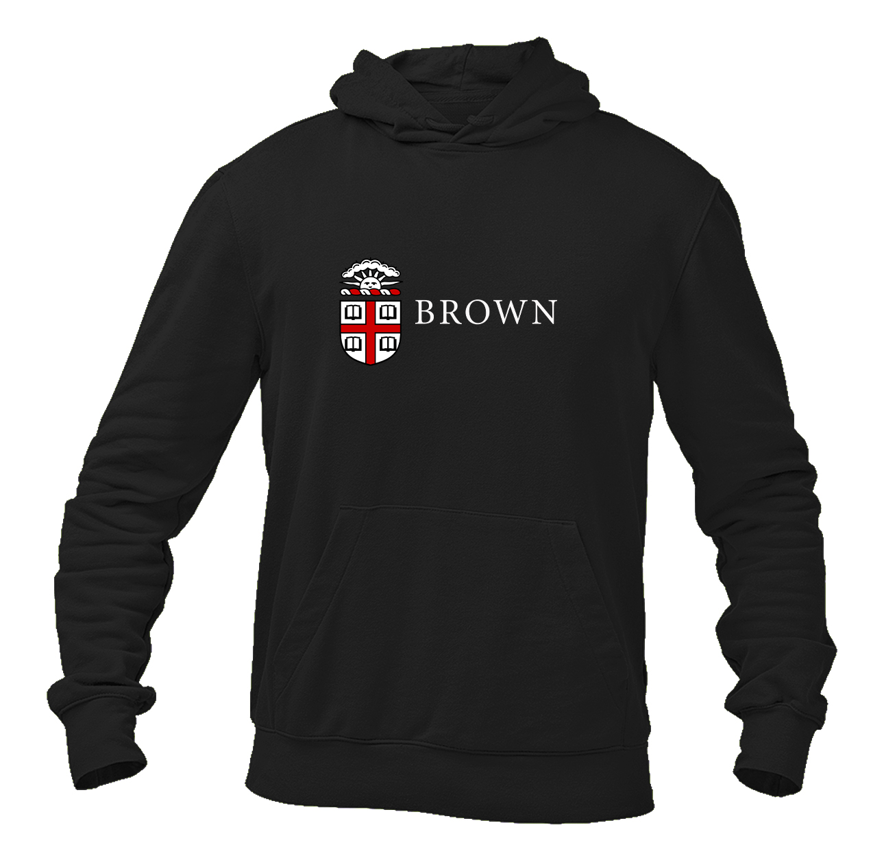 Men's Brown University Heavy Blend Hooded Sweatshirt