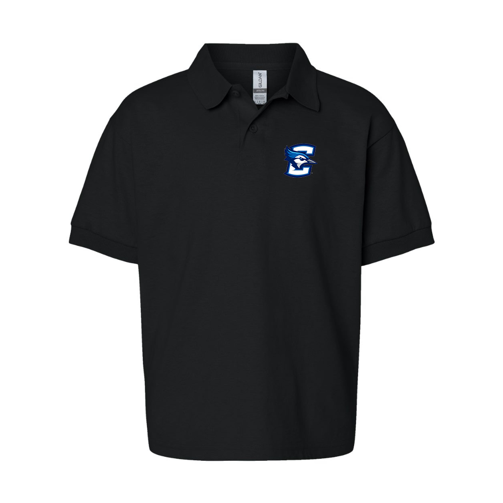 Youth Creighton Bluejays  Gildan Dry Blend Jersey Polo