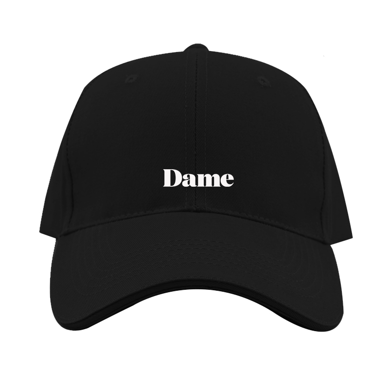 Dame Products   Dad Baseball Cap Hat