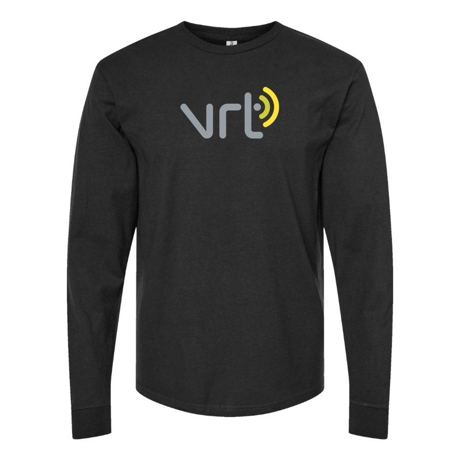 Men's VRT Logo Cotton Long Sleeve T-Shirt