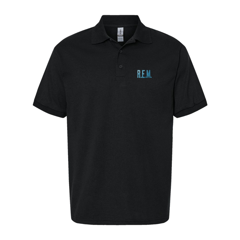 Men's  R.E.M. Blue Dry Blend Jersey Polo