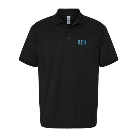 Men's  R.E.M. Blue Dry Blend Jersey Polo
