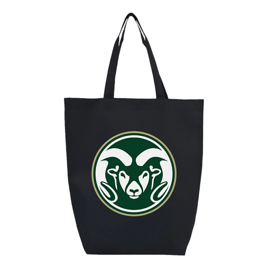 Colorado State Rams Q-Tees Non-Woven Gusset Bottom Tote