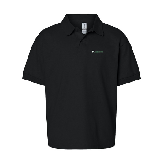 Youth Dartmouth College Gildan Dry Blend Jersey Polo