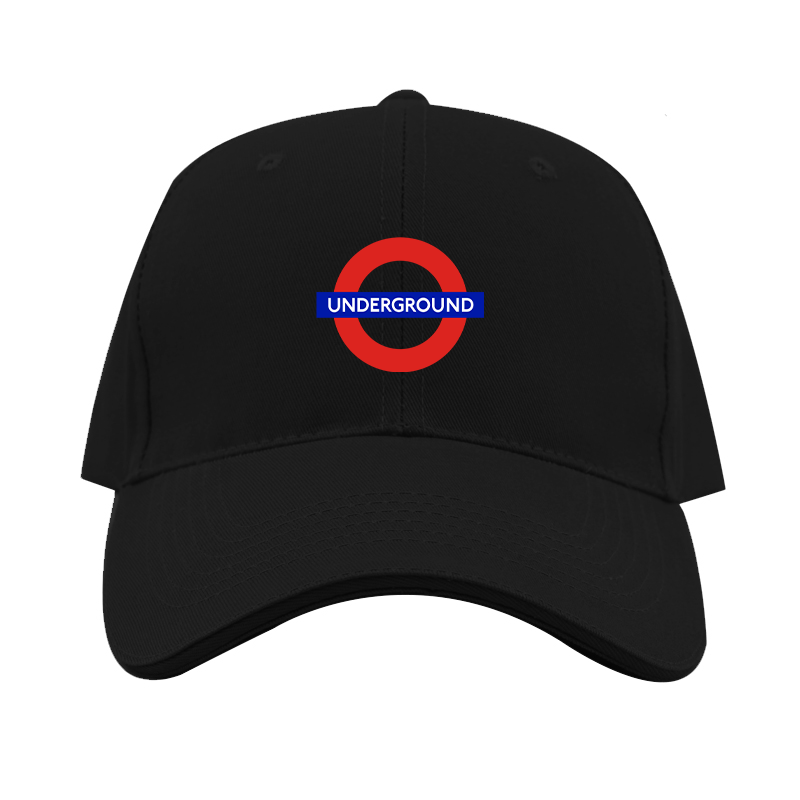 London Tube Logo  Dad Baseball Cap Hat