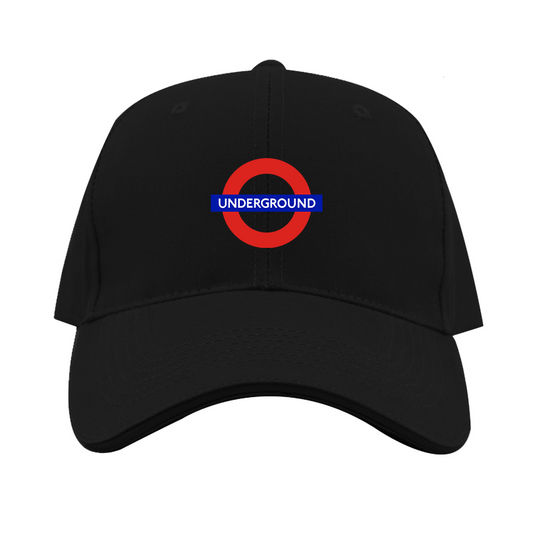 London Tube Logo  Dad Baseball Cap Hat