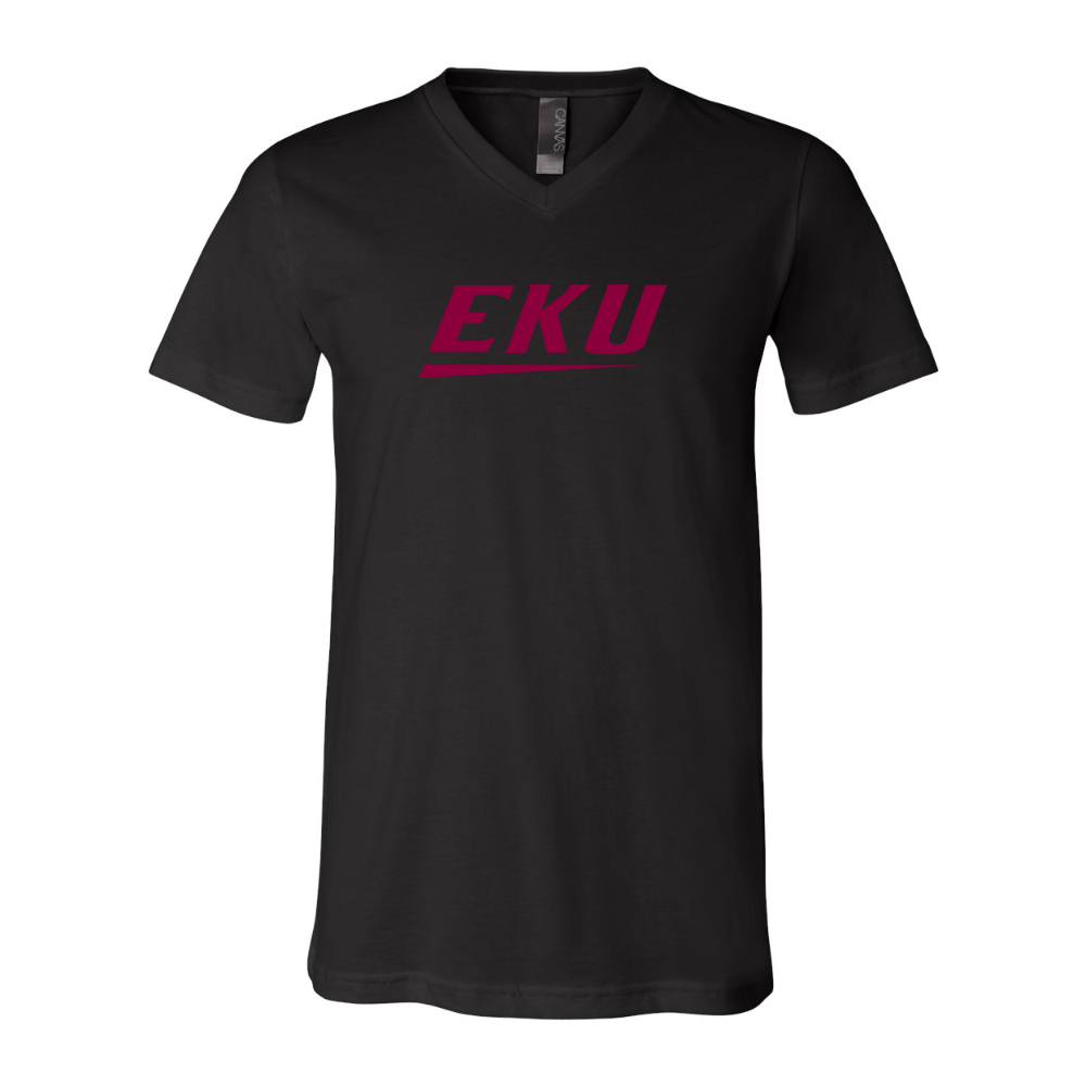 Eastern Kentucky Colonels BELLA  CANVAS - Jersey V-Neck T-Shirt
