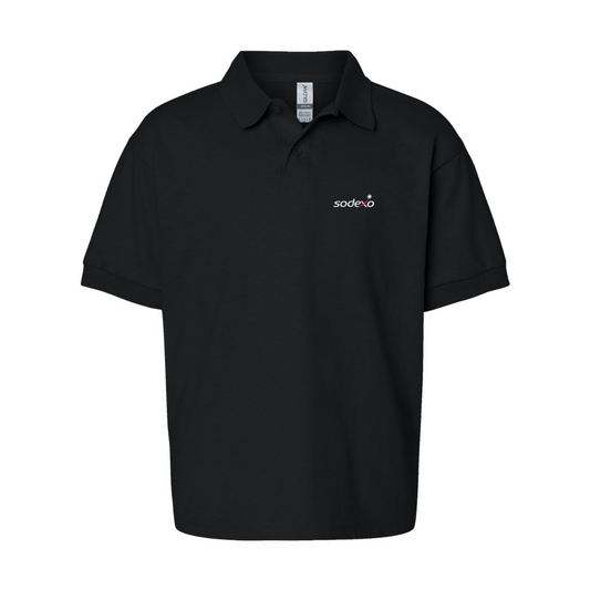 Youth Sodexo Gildan Dry Blend Jersey Polo