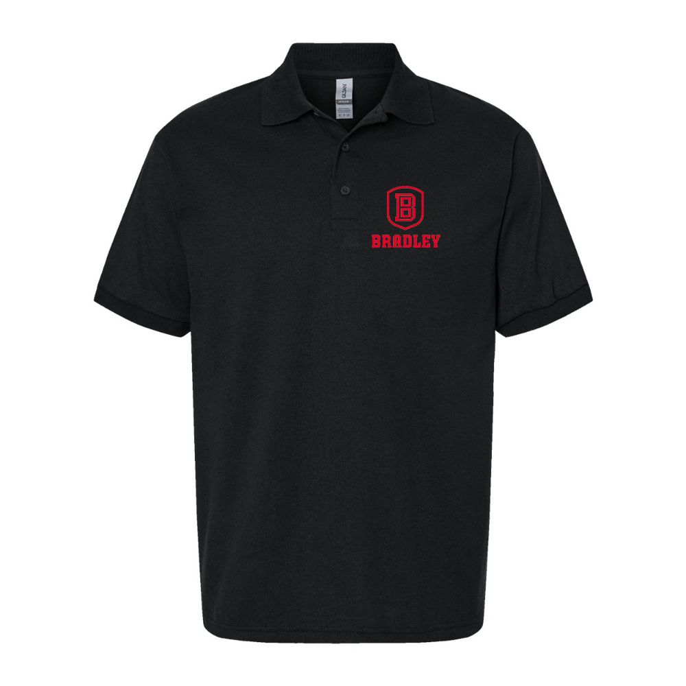 Men's Bradley Braves Dry Blend Jersey Polo