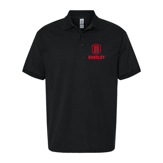 Men's Bradley Braves Dry Blend Jersey Polo