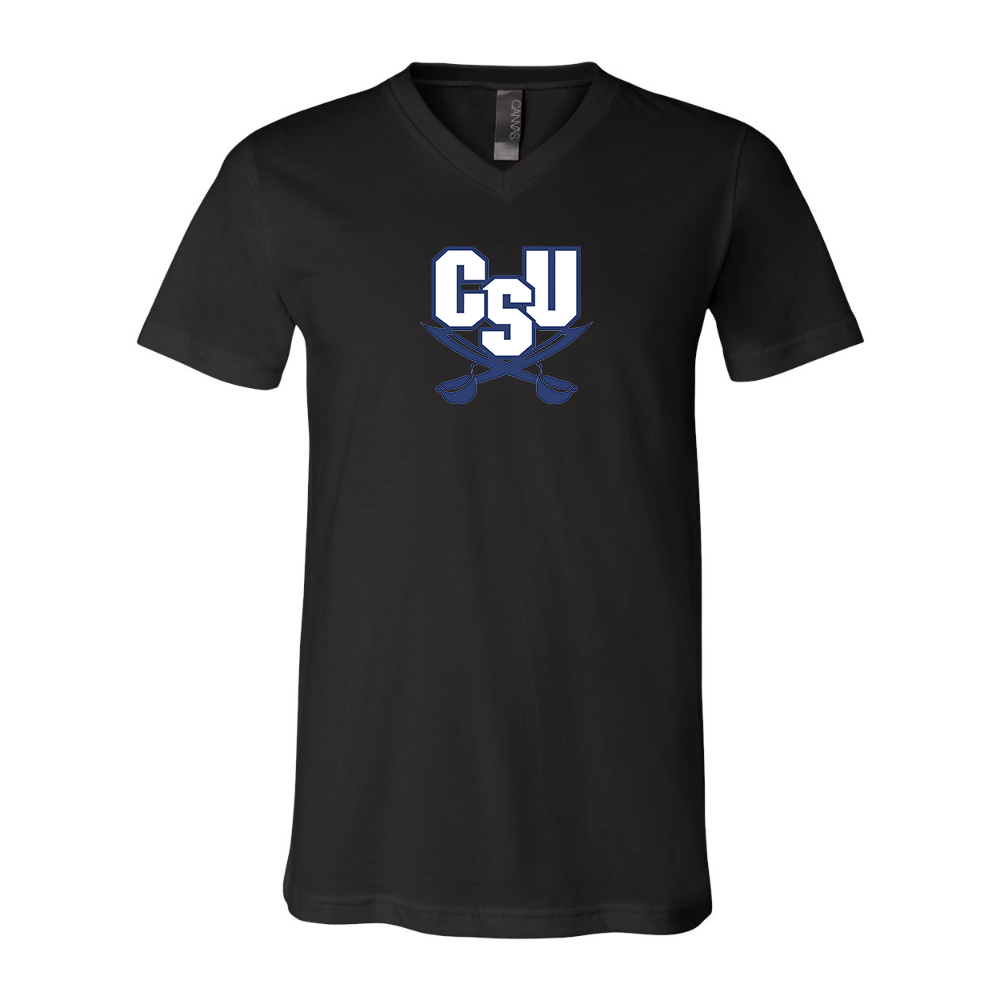 CSU Buccaneers   BELLA  CANVAS - Jersey V-Neck T-Shirt