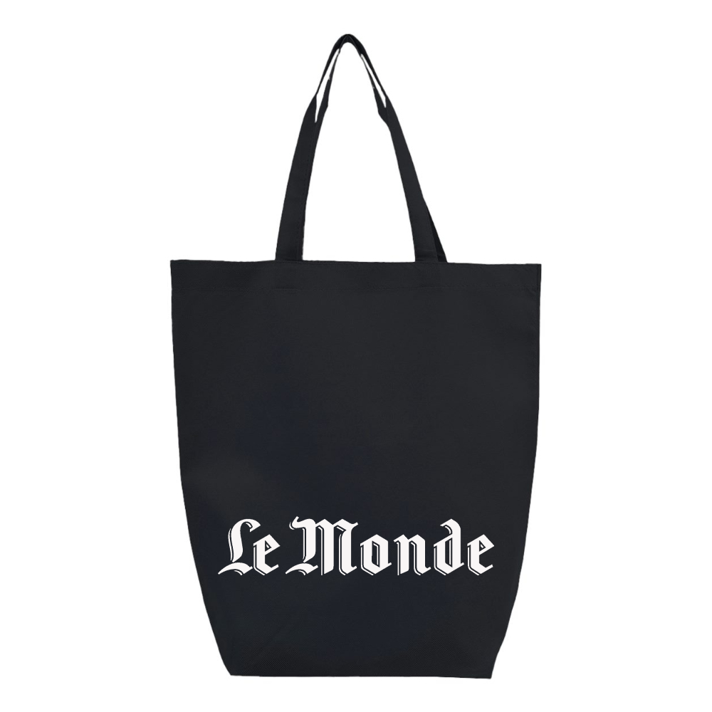 Le Monde Q-Tees Non-Woven Gusset Bottom Tote