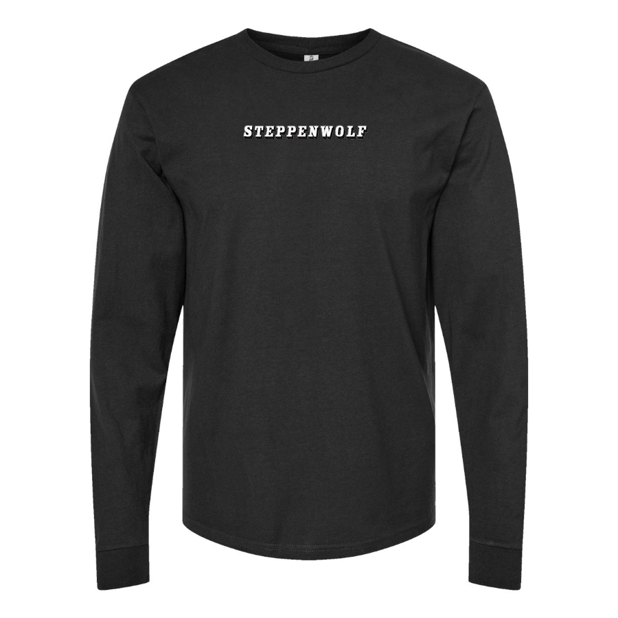 Men's   Steppenwolf Logo Cotton Long Sleeve T-Shirt