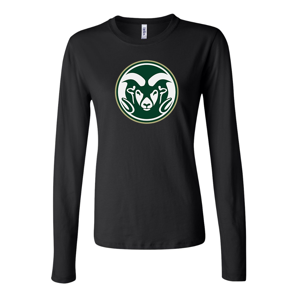 BELLA CANVAS  Colorado State Rams Jersey Long Sleeve Tee