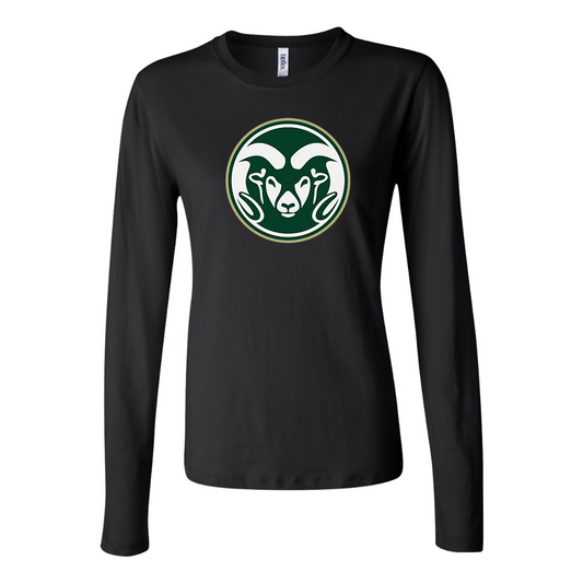 BELLA CANVAS  Colorado State Rams Jersey Long Sleeve Tee