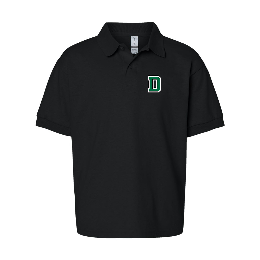 Youth  Dartmouth Big Green  Gildan Dry Blend Jersey Polo